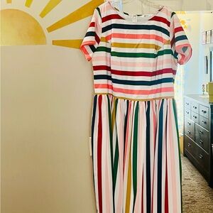 Gorgeous, Colorful Striped Dress 👗 (size 22)